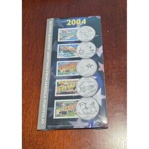 2004 50 State Quarters Greetings From America Portfolio - New & Sealed